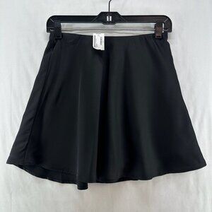 May Berries Skirt Size M Skater A-Line Mini Skort Performance Black